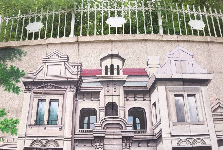油画版百年“老洋行”现身济南老商埠区
