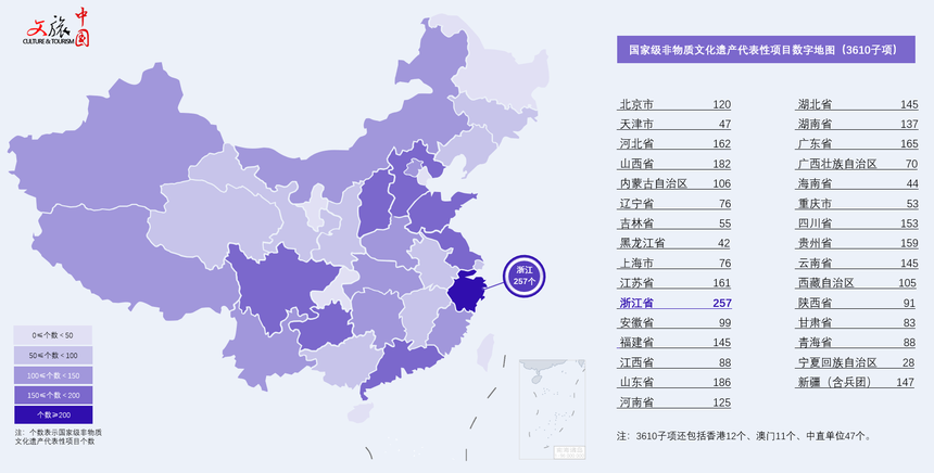 用数据可视化解读中国非物质文化遗产(图2)