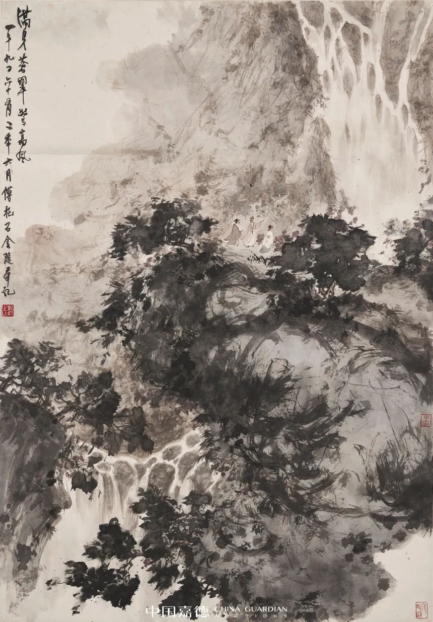 絶品】 中国 掛軸 斉白石 水墨画 海老図 C 4142B namaste-restoran.ee